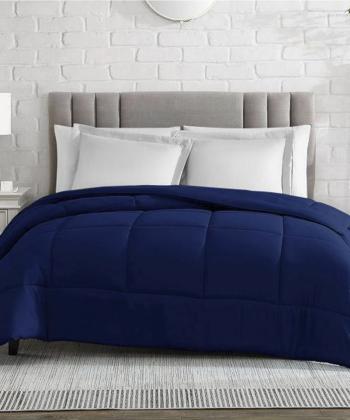 لحاف يك نفره لايت طرح مربع نوپه هوم كد L03