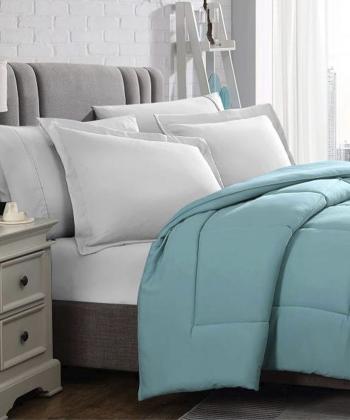 لحاف يك نفره لايت طرح مربع نوپه هوم كد L20