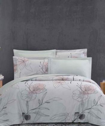 سرويس ملحفه ساتن يك نفره 120 كيسه اي لايكو مدل آماندا