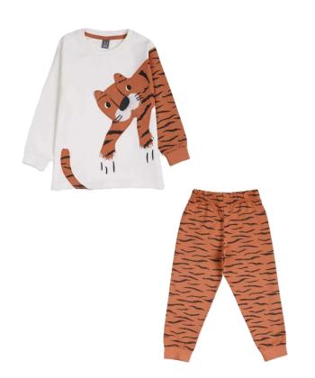 تيشرت آستين بلند و شلوار پسرانه باني نو طرح ببر بنگال