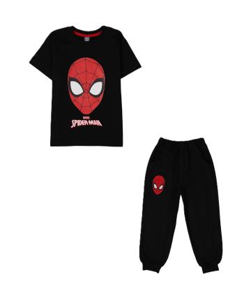 سويشرت و تيشرت و شلوار پسرانه باني نو طرح سه تيكه مرد عنكبوتي