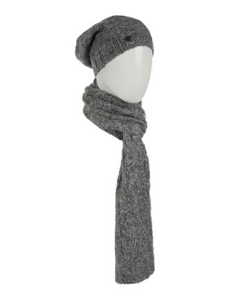 ست كلاه و شال زنانه تارتن مدل 212000606