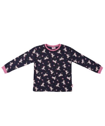 ست بلوز و شلوار دخترانه بانی نو طرح اسب شاخدار