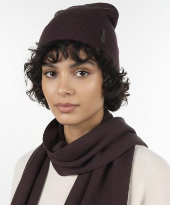 ست كلاه و شال زنانه تارتن مدل 214300118