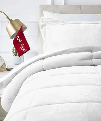 سرويس روتختي كتان مخمل يك نفره نوپه هوم كد MKK15