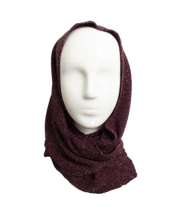 روسری بافت زنانه تارتن مدل 570000156