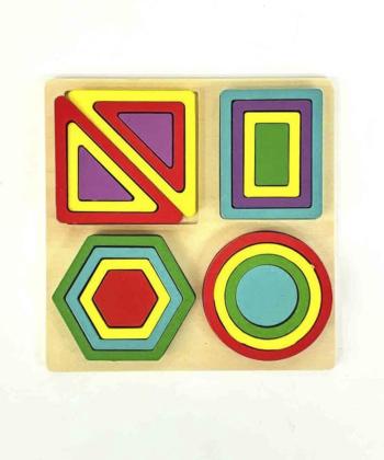 مونته سوري چوبي رنگين كمان اشكال كيكو مدل 855