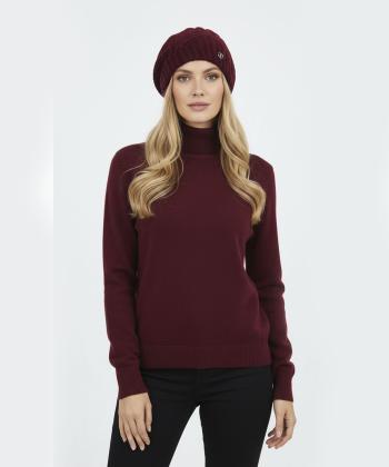 كلاه بافت زنانه تارتن مدل 102100406