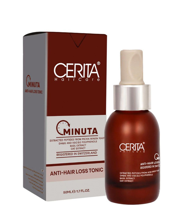 تونیک ضد ریزش مو سریتا Cerita مدل Minuta حجم 50 میلی‌لیتر