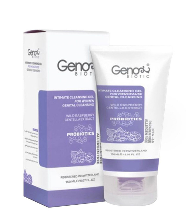 ژل بهداشتی بانوان یائسه ژنوبایوتیک Geno Biotic حجم 150 میلی‌لیتر