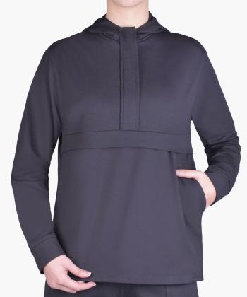 هودي نيم زيپ زنانه هاليدي مدل D068D6