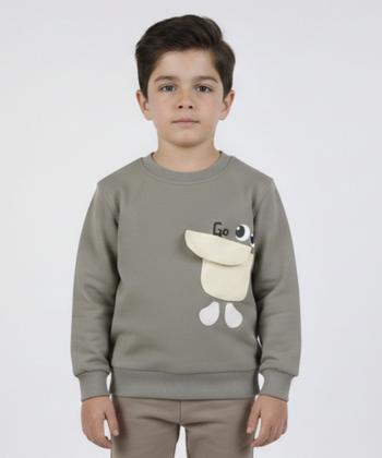 سويشرت پسرانه مرينو مدل 1813