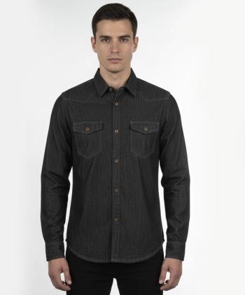 پیراهن آستین بلند مردانه جوتی جینز مدل BB13581200