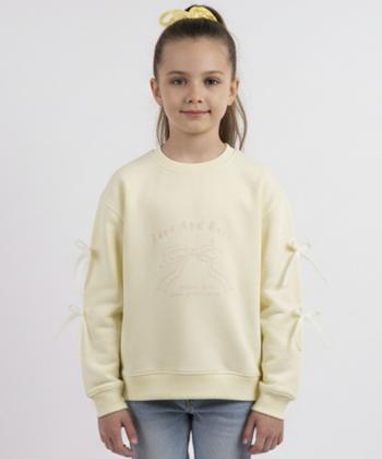 سويشرت دخترانه مرينو مدل RIBBON