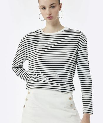 تيشرت آستين بلند زنانه كوتون مدل 6WAL10112IK