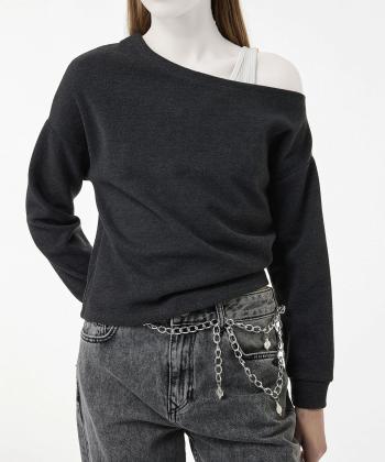 تيشرت آستين بلند زنانه كوتون مدل 6WAL10611IK