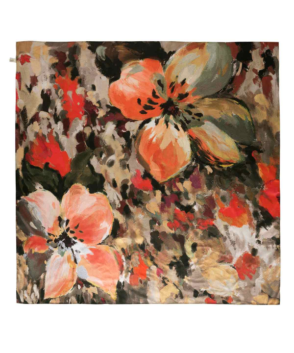 روسری زنانه طرح دار زیبو Ziboo مدل pc-123