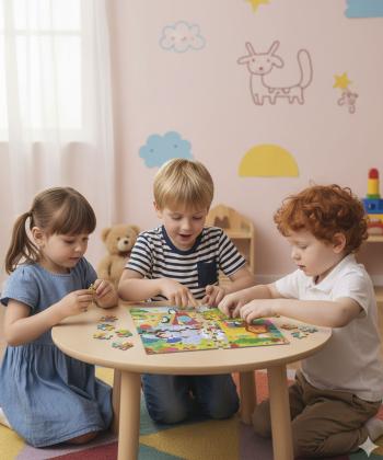 پازل چوبي قوطي فلزي كيكو مدل 848 بسته 120 عددي