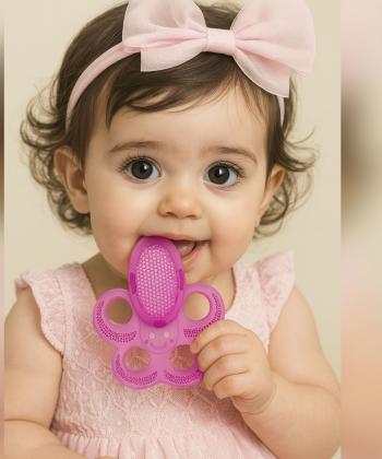 دندان گير آبميوه خوري سيليكوني همراه با بند وي كر كد T403