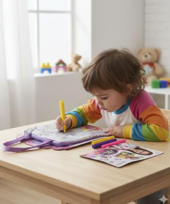 كيف دستي رنگ آميزي دخترانه قابل شستشو كيكو مدل 613-1