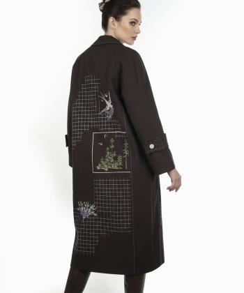 پالتو آستردار كتان زنانه فلاي فشن مدل 1107001212