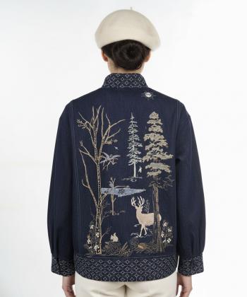 بامبر جكت جين زنانه فلاي فشن مدل 1107001233