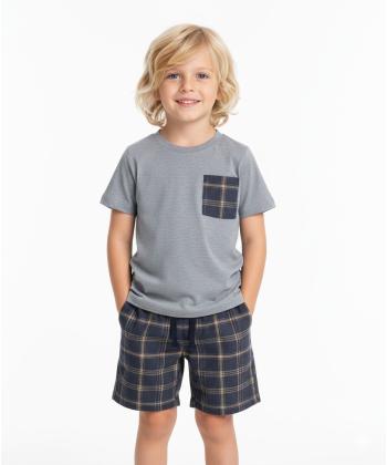 ست تيشرت و شلوارك پسرانه مادر مدل Bruno