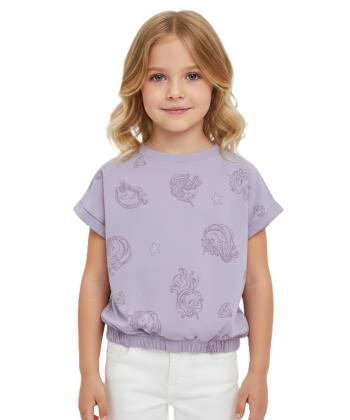 تیشرت آستین کوتاه دخترانه نونا مدل 11353