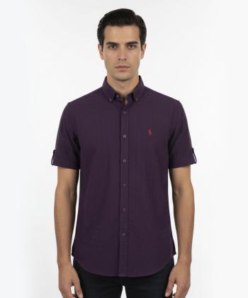 پیراهن آستین کوتاه مردانه برند پي لس مدل 14042216
