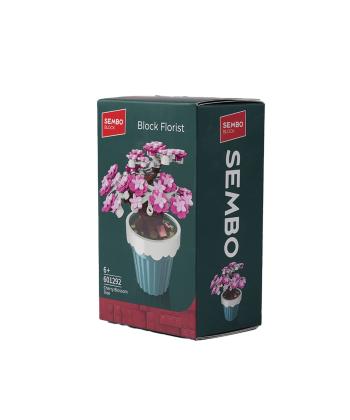 لگو بلوك ساختني گل رز با گلدان كيكو مدل 601292