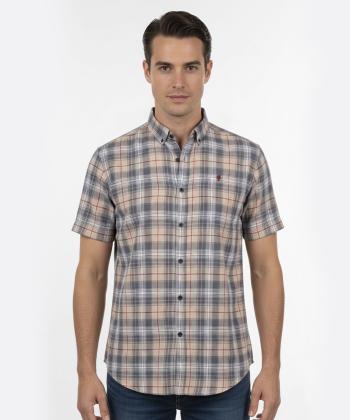 پیراهن آستین کوتاه مردانه برند پي لس مدل 14042110