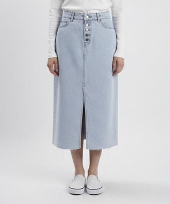 دامن جين زنانه پارتيشات مدل 5211112335