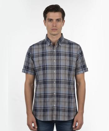 پیراهن آستین کوتاه مردانه برند پي لس مدل 14042110