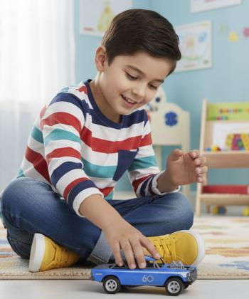 ماشين مسابقه اي فلزي بزرگ سفيد آبي تك جعبه كيكو مدل Z320