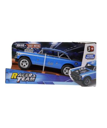 ماشين مسابقه اي فلزي بزرگ سفيد آبي تك جعبه كيكو مدل Z320