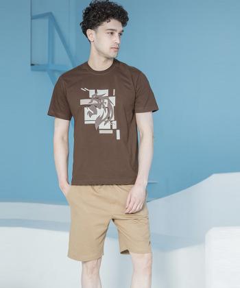 ست تيشرت و شلوارك مردانه بلكس مدل 62164