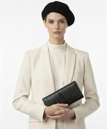 کیف پول چرم طبیعی زنانه شیفر Shifer مدل 8245B