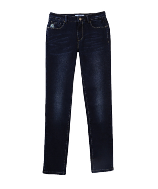 شلوار زنانه جین راسته آبی تیره جین وست Jeanswest