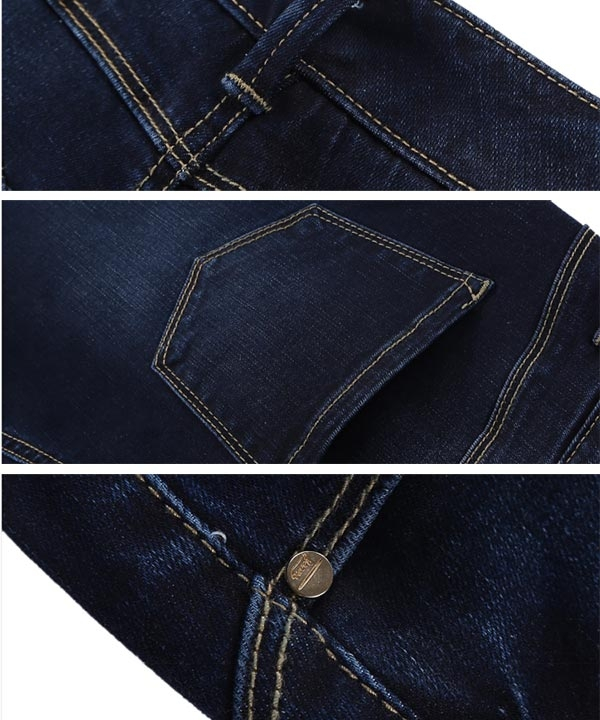 شلوار زنانه جین راسته آبی تیره جین وست Jeanswest