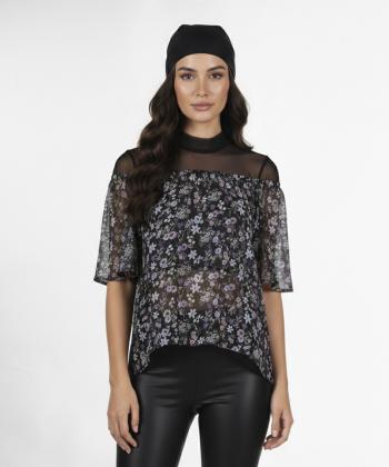 بلوز آستین کوتاه زنانه مانگ مدل 7654031003