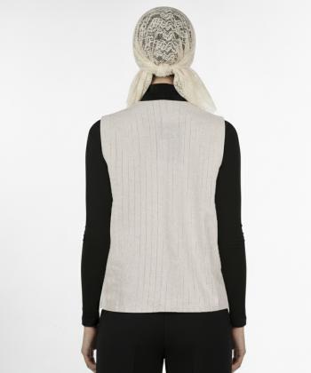 جليقه لينن زنانه مانگ مدل 7646033093