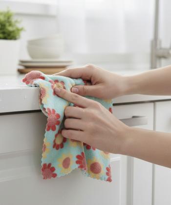 دستمال آشپزخانه ناوالس هوم مدل میکروفایبر بسته دوعددی