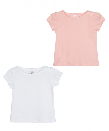 تیشرت دخترانه ال سی وایکیکی LC Waikiki کد 0SI387Z1 بسته 2 عددی