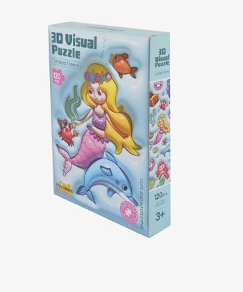 پازل سه بعدي طرح دريايي 120 بسته كيكو مدل 88977