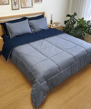 سرويس لحاف دورو دو نفره 6 تكه طرح دونات پاميل مدل 115110QQ