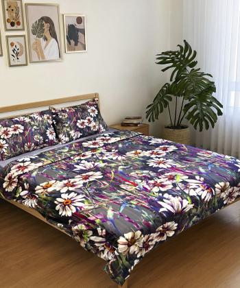 سرويس كاور لحاف دو نفره 4 تكه پاميل مدل RI930CQ