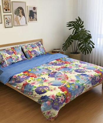 سرويس كاور لحاف دو نفره 4 تكه پاميل مدل RL170CQ