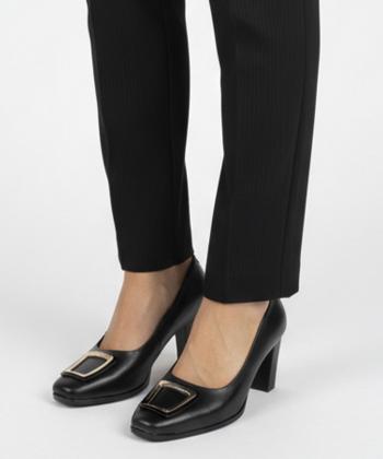 کفش پاشنه بلند چرم طبیعی زنانه صاد مدل RF6902