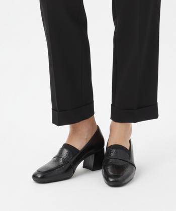 کفش پاشنه دار چرم طبیعی زنانه صاد Saad کد RF4901