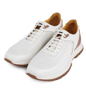 کفش روزمره چرم طبیعی مردانه صاد مدل YA10001